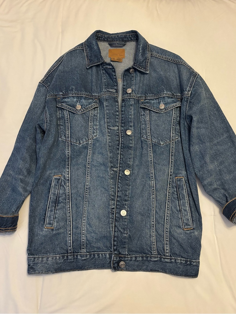 AE Oversized Boyfriend Denim Jacket